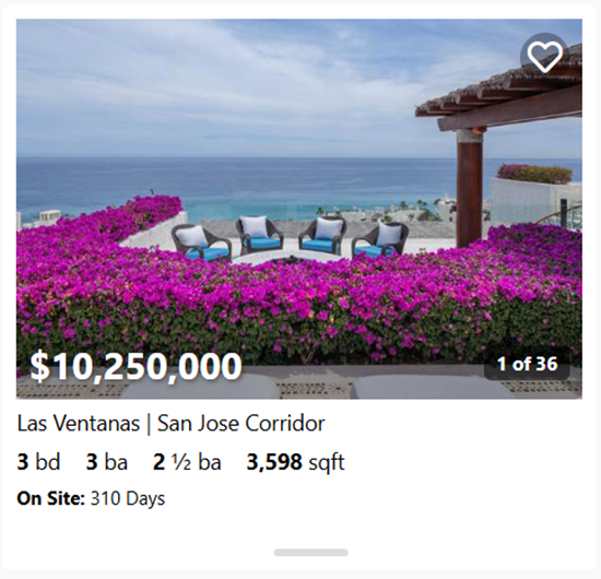 Las Ventanas | San Jose Corridor | Cabo Real Homes For Sale