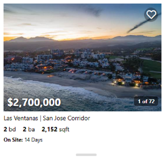 Golf course-front home in Cabo Real with shaded patio and views of manicured fairways.